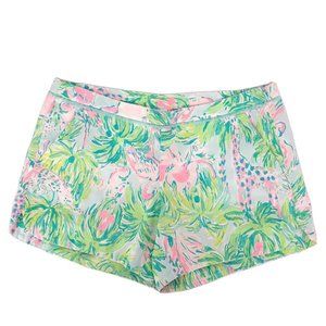 Lilly Pulitzer Adie Short Seasalt Blue On Parade